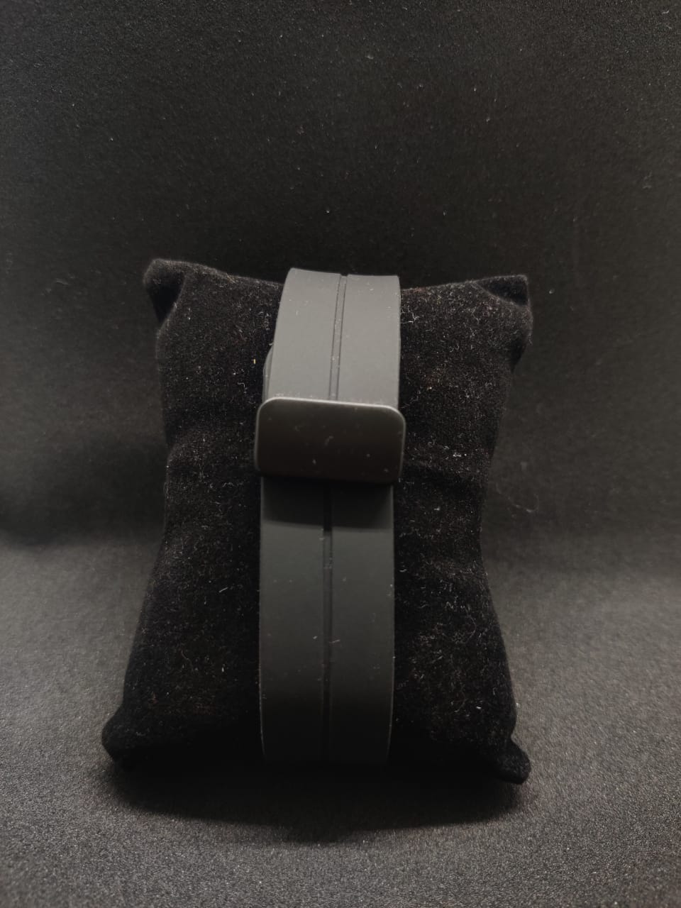 Yellow Alloy wheel gyro spinning watch