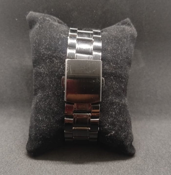 Red Gyro spinning watch stainless steel chain